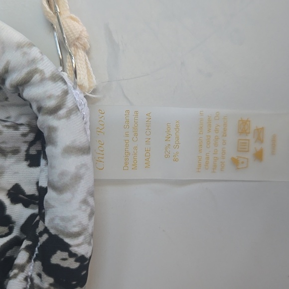 NWT Chloe Rose Revolve Dream On Snake Print Bikini Bottom Size Medium - Picture 4 of 7